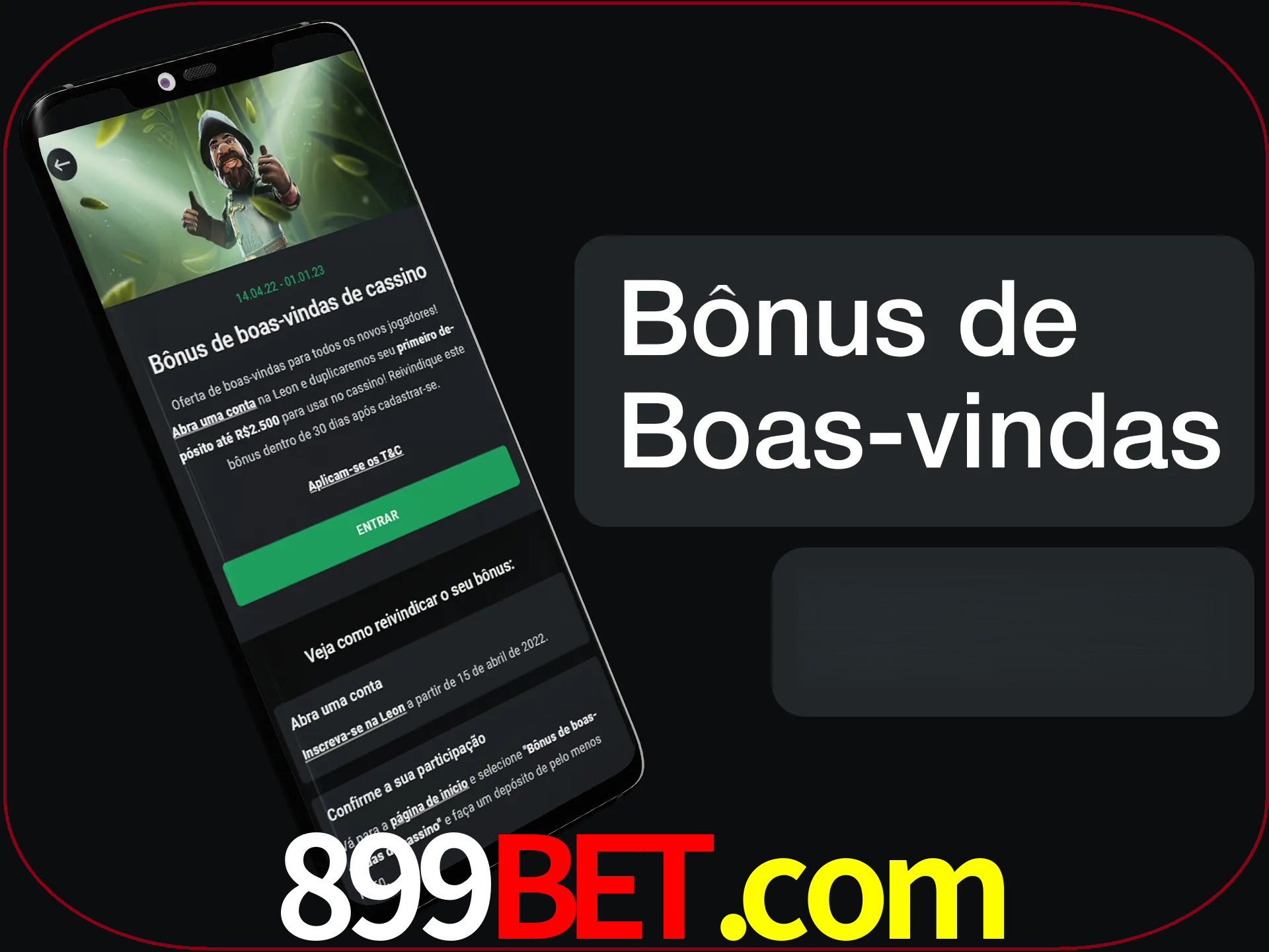 Não se esqueça de usar o bônus de boas-vindas.